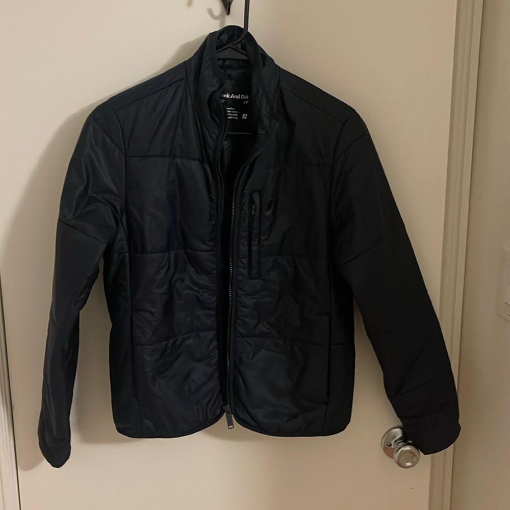 Frank and Oak Puffer Jacket Navy Size Small